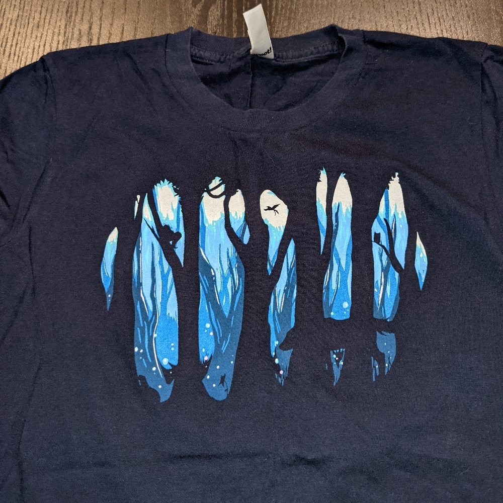 Woot! S Women's forest through the trees shirt